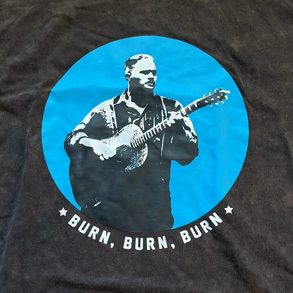 ZACH BRYAN BLUE DOT BURN BURN BURN OFFICIAL TOUR TEE 2023 - Picture 2 of 7